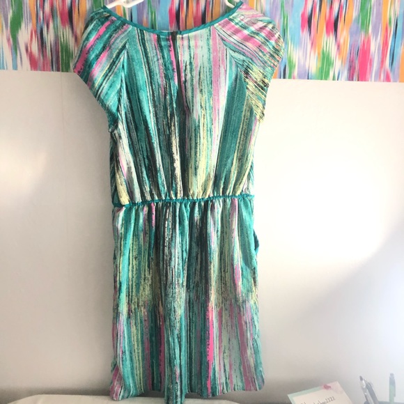 Super fun technicolor dress with pockets - Picture 7 of 7